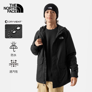 北面（The North Face）单层冲锋衣男秋冬户外运动夹克防风防水外套 88RC JK3 L/175 