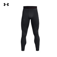 安德玛 UNDERARMOUR）秋冬RUSH ColdGear Seamless男子训练运动紧身裤1379284 黑色001 XXL