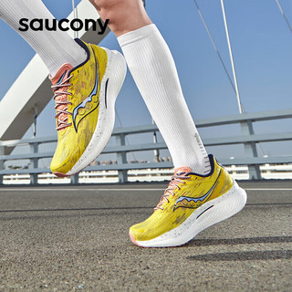 索康尼（SAUCONY）男鞋 ENDORPHINSPEED啡速3竞速跑鞋耐磨透气跑步鞋 啡速3/黄 39/245mm