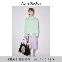 Acne Studios 秋冬男女同款圆领运动衫卫衣CI0140 软绿色 L