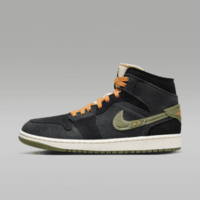 NIKE 耐克 Air Jordan 1 Mid SE Craft 男子运动鞋 FD6817-003