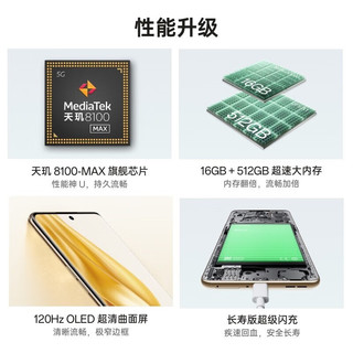 OPPO Reno9 Pro 5G手机 皓月黑 16G+512G