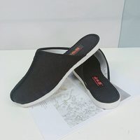 内联升 拖鞋 手工千层底布鞋男士禅意 男拖鞋3051C 黑色 41