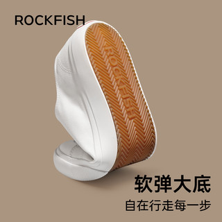 Rockfish2023防泼水帆布鞋男秋季软底舒适百搭休闲男鞋防泼水