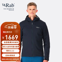 Rab 睿坡 Xenair Alpine 金标P棉 男士户外夹克舒适保暖连帽棉服 QIP-01