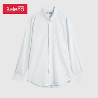 Baleno 班尼路 2023年秋季新品衬衫男易整理格子长袖衬衫休闲商务