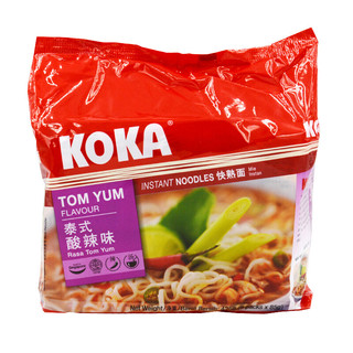 KOKA 可口 方便面 泰式酸辣味快熟泡面 85g*5 新加坡进口