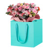 亿高（EKOA）大号正方形袋加宽厚精美鲜花送手提购物收纳纸袋子