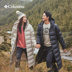 Columbia 哥伦比亚 男女同款 银点700蓬鹅绒羽绒服 XE1790