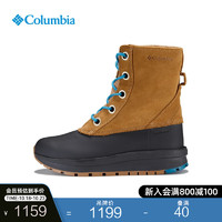 Columbia哥伦比亚户外女子防水银点保暖雪地靴BL7579 286棕色/黑色 36(22cm)