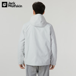 Jack Wolfskin【速发】狼爪冲锋衣男防风防水宽松大码抓绒冲锋衣三合一 776-4650/浅灰色/拍大一码 M 175/96A