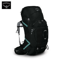 OSPREY Ariel Plus 精灵70L 大容量专业户外登山包背包 黑色WS/S