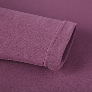 真维斯保暖套装女圆领长袖打底衣休闲裤两件套装KL 紫色8300 175/105/XXL