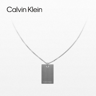 凯文克莱（Calvin Klein）CK老花款男士银色项链35000404