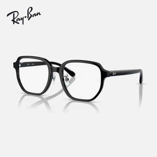 Ray-Ban 雷朋 光学镜架不规则形近视眼镜框0RX5424D 2000黑色镜框 54