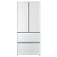 Haier 海尔 白巧系列 BCD-501WGHFD14W9U1 超薄零嵌风冷多门冰箱 501L 白巧色