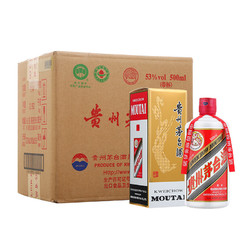 MOUTAI 茅台 贵州茅台酒飞天2022年53度 500ml*6瓶酱香型白酒原箱整箱装