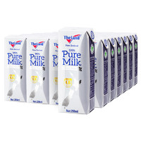 88VIP：Theland 纽仕兰 4.0g乳蛋白全脂高钙纯牛奶 250ml*24盒