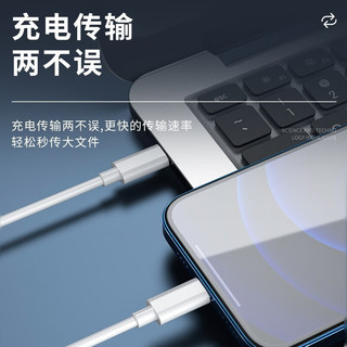 驰界 苹果充电器35W双口氮化镓PD快充头多口充电头套装适用于ipad平板iPhone14/13pro max/12/11手机 苹果PD快充线