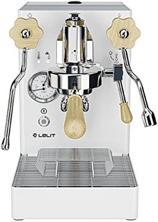 Lelit MaraX PL62X-EUCW,白色咖啡机,带 L58E 冲泡组和 HX 双探针系统