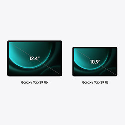 SAMSUNG 三星 平板电脑2023款Tab S9 FE+ 12.4英寸 8+128GBWIFI版护眼高清高亮度大屏IP68防水Spen学生网课办公石墨灰