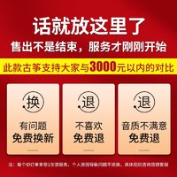 润扬 古筝黑檀素面专业级古筝琴初学者儿童小古筝便携式官方旗舰店