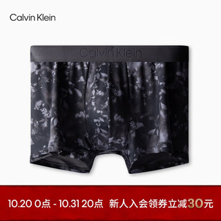 卡尔文·克莱恩 Calvin Klein 内衣23男士晕染效果防夹臀四角裤平角内裤NB3008 6JL-黑色 L