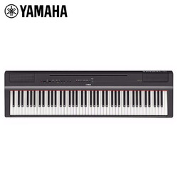 YAMAHA 雅马哈 P125aB黑色电子数码钢琴88键重锤 125aB主机+单踏板