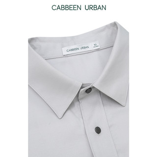 商场同款卡宾都市男装印花衬衫宽松短袖潮W2222111002