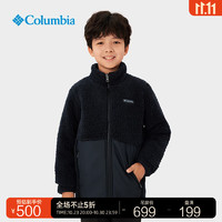 Columbia哥伦比亚户外儿童可双面穿抓绒衣外套AY4576 010 XS（120/60）