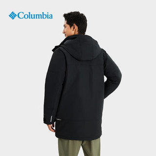 Columbia哥伦比亚户外男金点防水冲锋衣650蓬鸭绒羽绒服WE3975 010 M(175/96A)