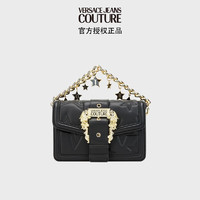 VERSACE 范思哲 Jeans Couture 女士COUTURE 01单肩斜挎包 黑色