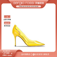 sergio rossi 女鞋秋冬Godiva系列拼接高跟鞋