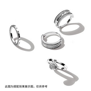 潘多拉（PANDORA）925银设计高级感戒指520 197404CZ-54 54mm 