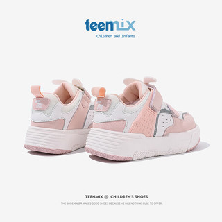 TEENMIX 天美意 童鞋防滑运动鞋子 粉色 26码