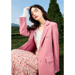 CHIU·SHUI 秋水伊人 时尚通勤高级感西装女设计感宽松西服外套