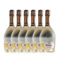 MOET & CHANDON 酩悦 香槟汇雅白中白香槟 Ruinart Blanc de Blancs 清爽型果香味配餐好酒 汇雅白中白香槟6瓶