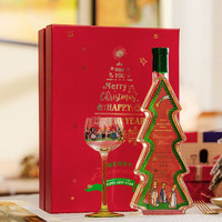Leitz 雷兹 德国原瓶进口圣诞树雷司令甜白葡萄酒 雷司令圣诞树 小人+单杯红色礼盒