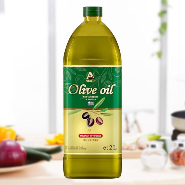 AGRIC 阿格利司 纯正橄榄油2L 希腊原装进口 家庭桶装食用油