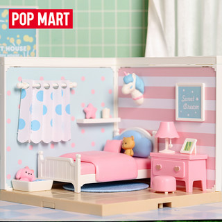 POPMART泡泡玛特 POP 小屋手工制作房子娃娃屋模型玩具