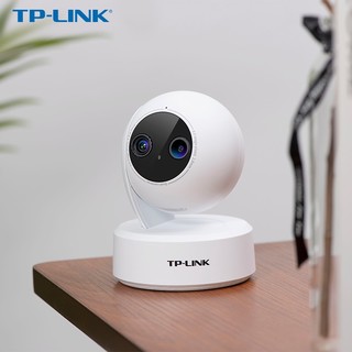 TP-LINK 普联 无线监控摄像头 2K超清400万双摄云台 家用智能网络安防监控器360全景wifi手机远程IPC44AN双目变焦