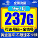  中国联通 联通流量卡上网卡流量电话卡5g不限速低月租手机卡大王卡校园卡全国通用　