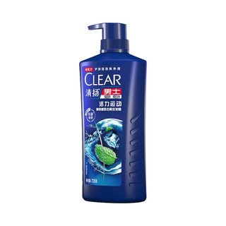 CLEAR 清扬 男士去屑洗发露 活力运动薄荷型 720g+100g