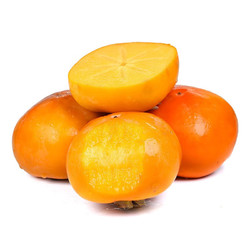 京东生鲜 新鲜脆柿当季脆甜生吃硬柿子9斤（单果80-120g）