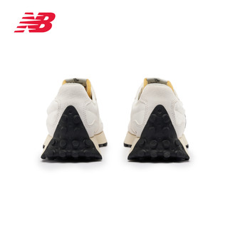 New Balance NB奥莱 男女鞋秋冬经典米黑配色全皮面休闲鞋327