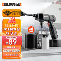 GUANXIN 关心 高压洗车机家用高压水枪无线锂电便携式洗车神器 mini-1单电