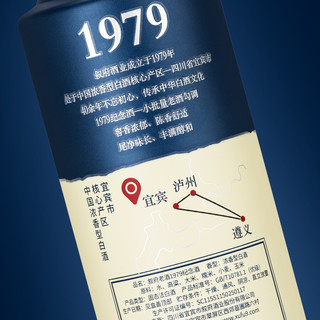叙府 1979年建厂纪念酒 52度浓香型白酒礼盒装（700ml+100ml*2瓶）