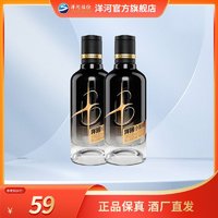 百亿补贴：YANGHE 洋河 小黑瓶42度100mL*2瓶小酒小瓶酒口粮酒