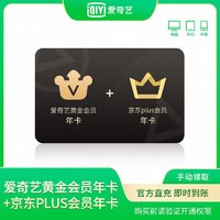 iQIYI 爱奇艺 黄金会员年卡+京东PLUS年卡