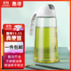 惠寻 日式玻璃油壶防漏厨房家用自动开合酱油醋油瓶 1个装